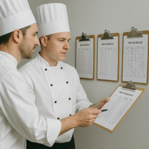 Kitchen Production Schedule